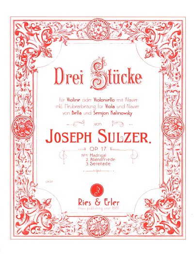 J. Sulzer: Drei Stuecke (Pa+St)