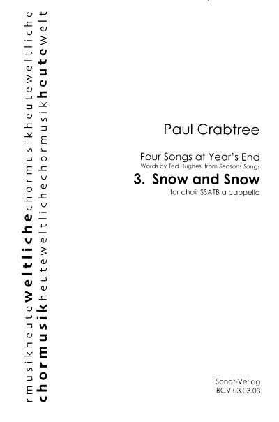 AQ: P. Crabtree: Snow and Snow, Gch5 (Chpa) (B-Ware)