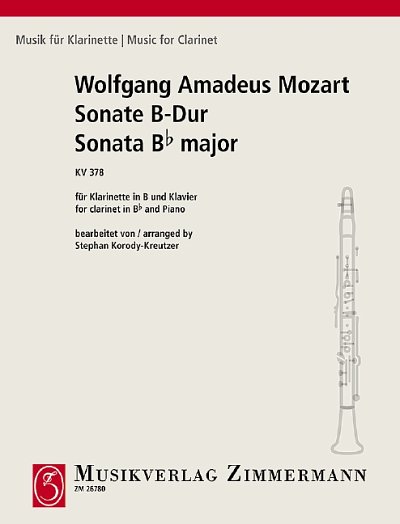 DL: W.A. Mozart: Sonate B-Dur, KlarKlav