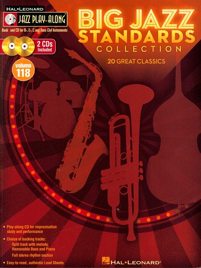 JazzPA 118: Big Jazz Standards Collection, CBEsCbasCbo (+CD)