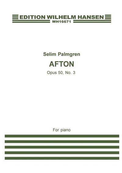 S. Palmgren: Afton, Klav