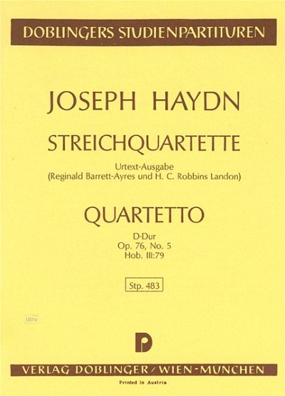 J. Haydn: Streichquartett D-Dur op. 76/5 Hob. III:79