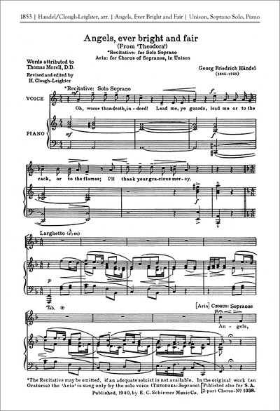 G.F. Händel: Theodora: Angels, Ever Bright and Fair