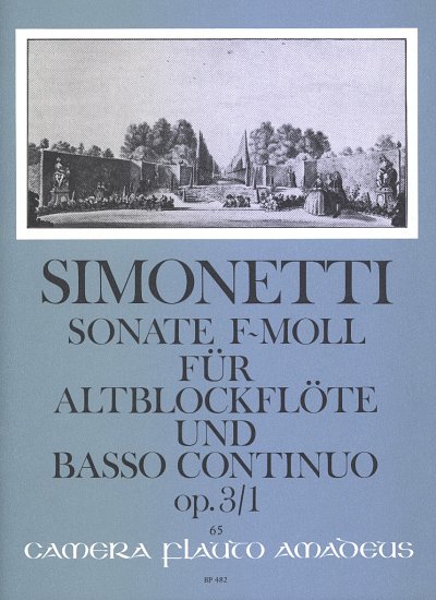 G.P. Simonetti y otros.: Sonate F-Moll Op 3/1