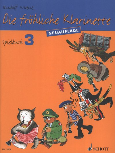 R. Mauz: Die froehliche Klarinette - Spielbuch 3, KlarKlav