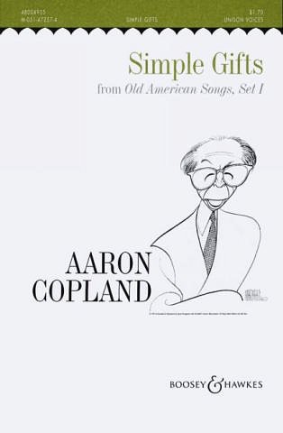 A. Copland: Simple Gifts (Old American Songs 1) (Chpa)