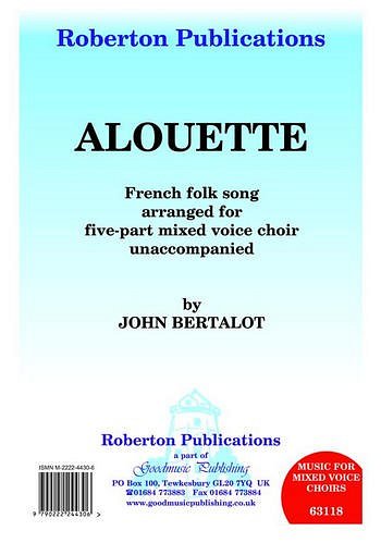 J. Bertalot: Alouette, GchKlav (Chpa)