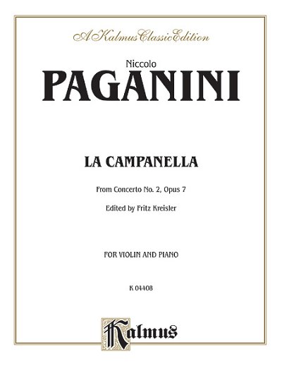 N. Paganini: La Campanella, Op. 7