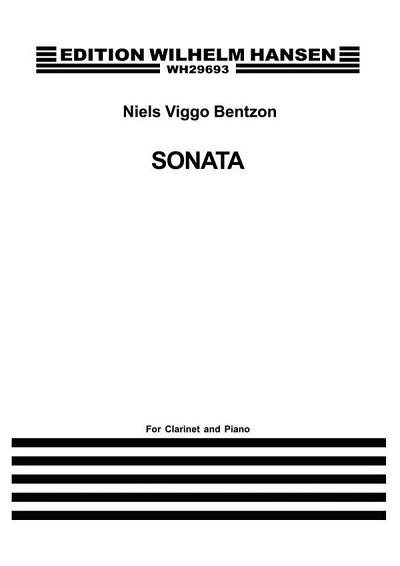 N.V. Bentzon: Sonata For Clarinet And Pi, KlarKlv (KlavpaSt)