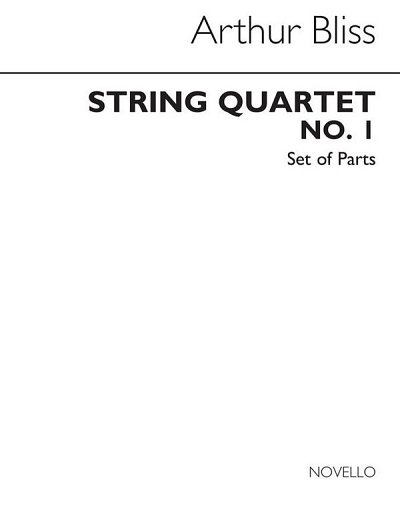 A. Bliss: String Quartet No.1 (Parts), 2VlVaVc (Stsatz)
