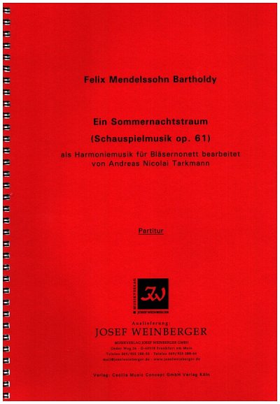 F. Mendelssohn Barth: Ein Sommerna, Holz9;Kb/Kf (PartSpiral)