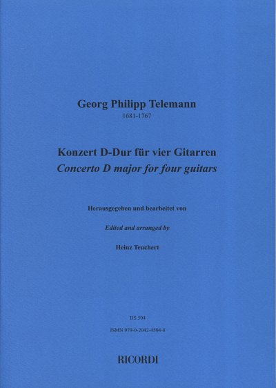 G.P. Telemann: Konzert D-Dur (Pa+St)