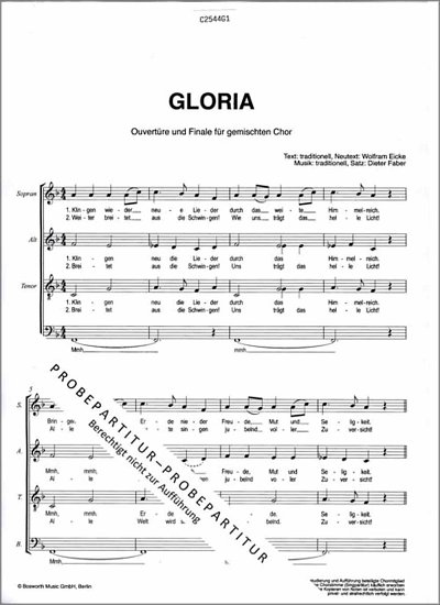 Gloria, Klingen wieder
