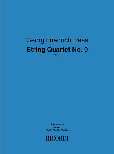 String Quartet No. 9 (English version)