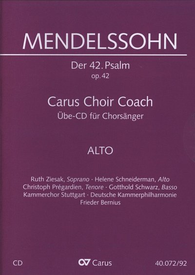 F. Mendelssohn Barth: Wie der Hirsch schreit - Chorstimme Al