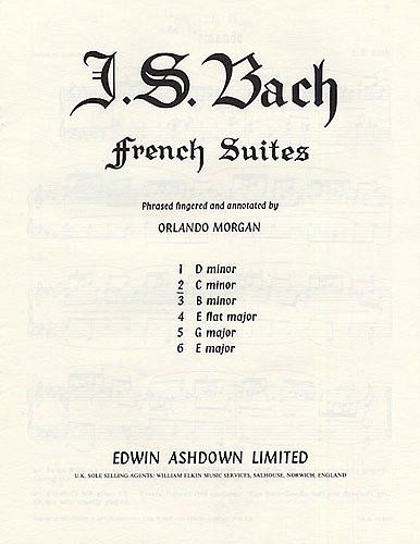 J.S. Bach: French Suite No. 2 In C Minor, Klav