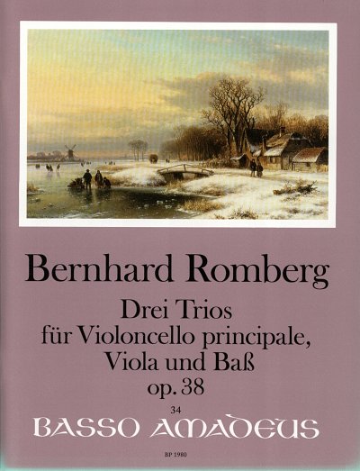 B. Romberg: Drei Trios op. 38, VlVlaVc (Pa+St)