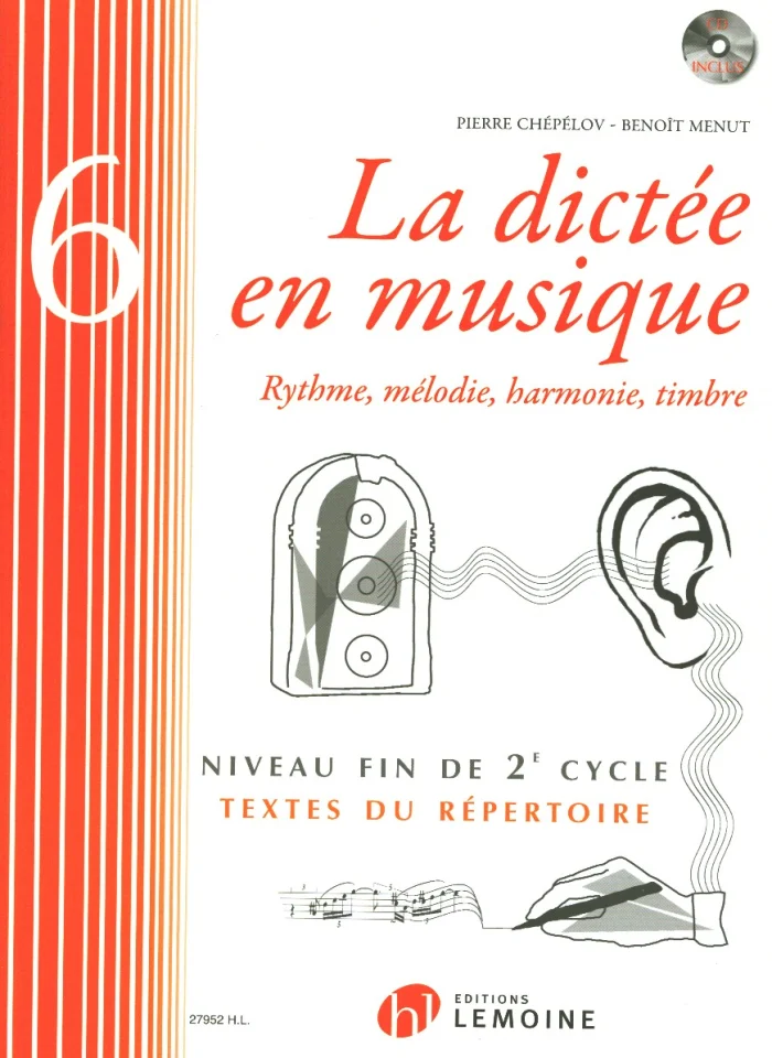 P. Chépélov: La dictée en musique Vol.6 , Ges/Mel (+CD) (0)