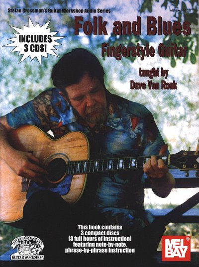 D.v. Ronk: Folk and Blues Fingerstyle Guitar, Git (TAB3CD)