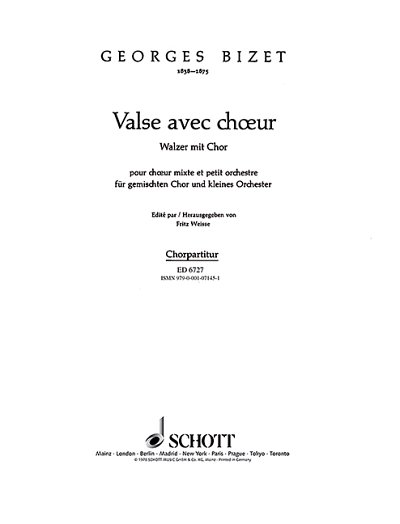 G. Bizet: Valse avec choeur  (Chpa)