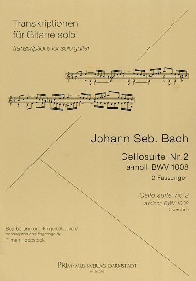 J.S. Bach: Suite 2 a-moll BWV 1008 - 2 Fassungen