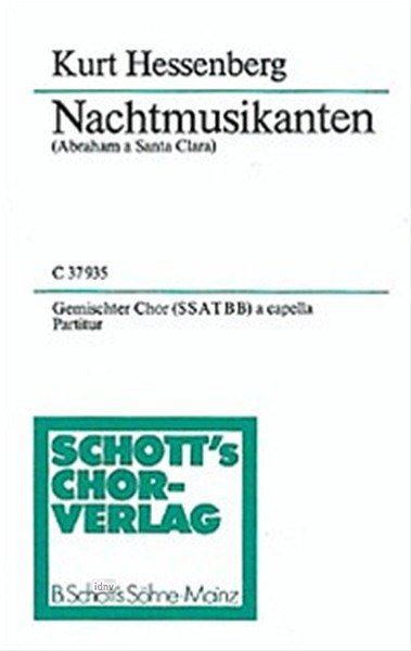 K. Hessenberg: Vier Chorlieder op. 31  (Chpa)