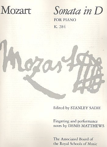 W.A. Mozart: Sonata In D K.284, Klav