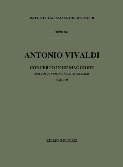 A. Vivaldi: Concerto Per Strumenti Diversi, Archi e  (Part.)