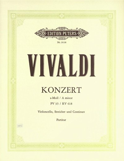A. Vivaldi: Concerto A-Moll Rv 418 Pv 35