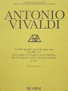 A. Vivaldi: Credidi Propter Quod Locutus Sum. Salmo  (Part.)