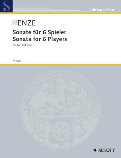 DL: H.W. Henze: Sonate für sechs Spieler (Part.)