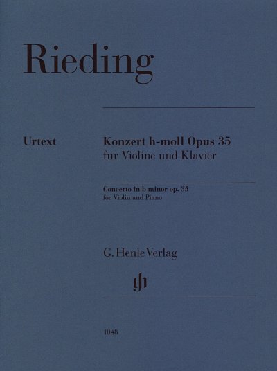 O. Rieding: Konzert h-moll op. 35, VlKlav (Pa+St)
