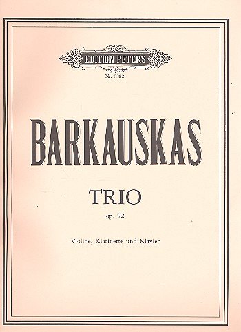 Barkauskas Vytautas: Trio Op 92