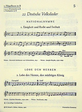 W. Schneider: Deutsche Volkslieder 