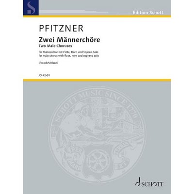 H. Pfitzner: Zwei Männerchöre op. 49