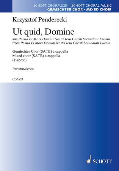 DL: K. Penderecki: Ut quid, Domine (Chpa)