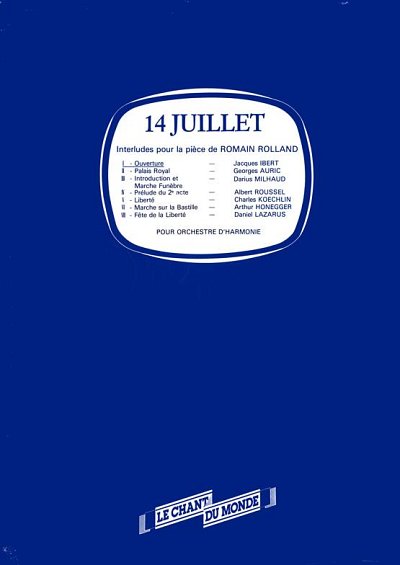 J. Ibert: Ouverture Extraite Du 14 Juillet D, Kamens (Pa+St)