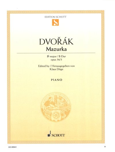 A. Dvo_ák: Mazurka B-Dur op. 56/3 , Klav