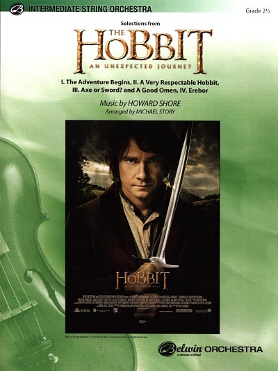 H. Shore: The Hobbit: An Unexpected Journey, StrOrch (Pa+St)