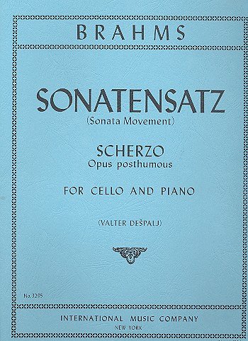 J. Brahms: Sonatensatz (Scherzo) Op. Post. (Bu)