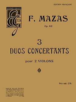 Duos concertants (3) Op.42