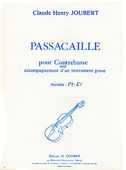 C.-H. Joubert: Passacaille, Kb