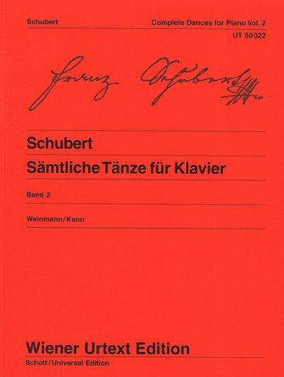 F. Schubert: Saemtliche Taenze fuer Klavier - Band 2, Klav