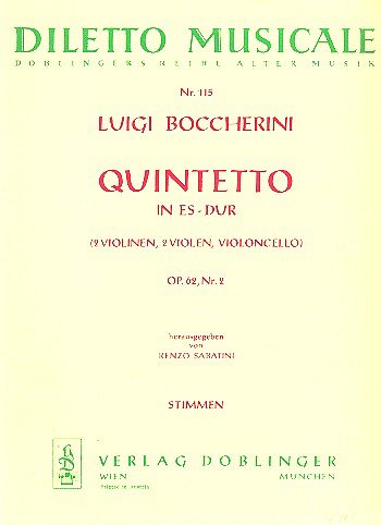 L. Boccherini: Quintett Es-Dur Op 62/2 Diletto Musicale