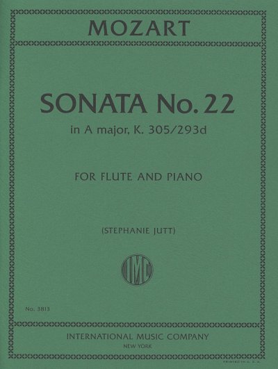 W.A. Mozart: Sonate Nr. 22 A-Dur KV 305/2, FlKlav (KlavpaSt)