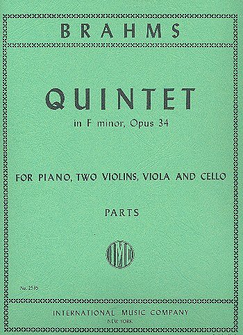 J. Brahms: Quintetto Op. 34 Fa M. (Bu)