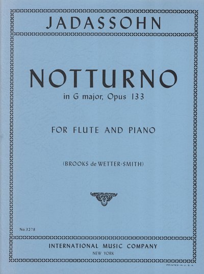Notturno In Sol, Op. 133, Fl