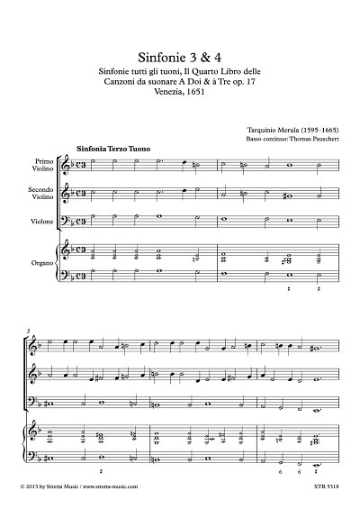 DL: T. Merula: Sinfonie 3 & 4 aus: 