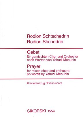 R. Schtschedrin: Gebet, GchOrch (KA)