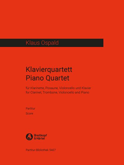 K. Ospald: Klavierquartett, KlarPosVcKlv (Part.)
